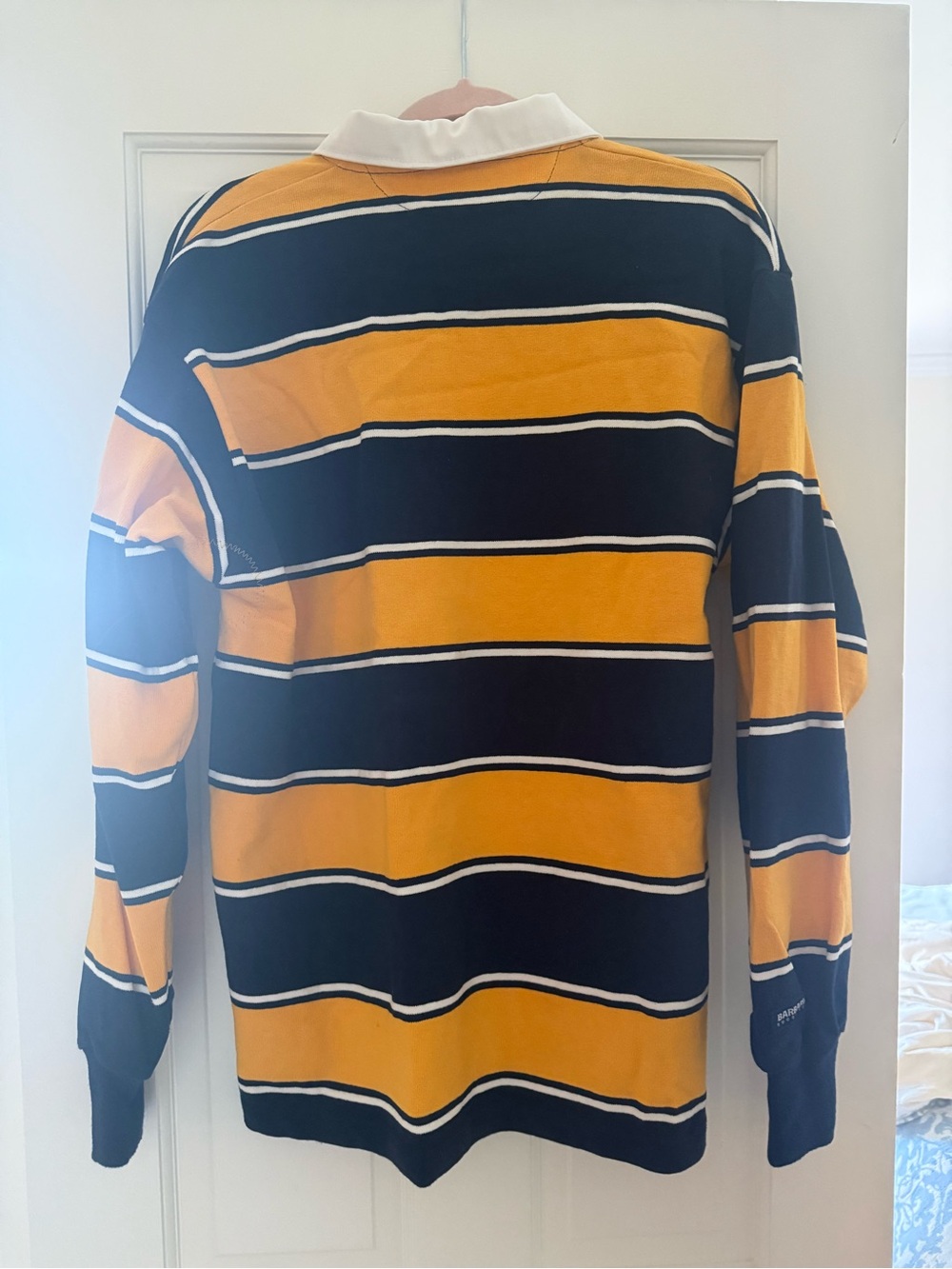 Cal Bears Striped Rugby Shirt - Navy & Gold - Picture 4 of 4